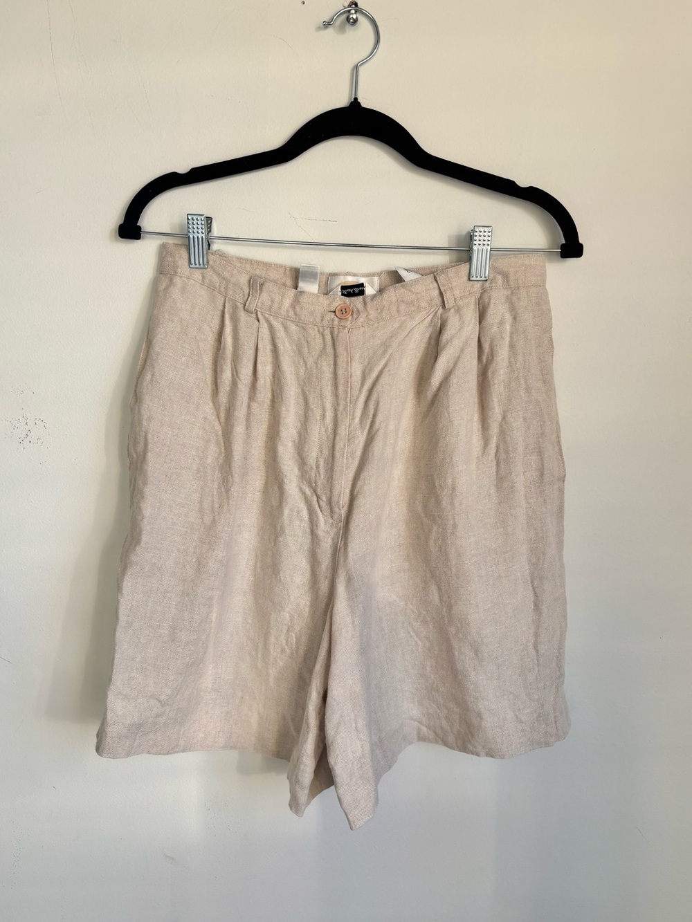 Vintage Talbots 100% Irish Linen High Rise Shorts